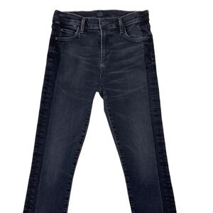 Citizens of Humanity Jeans Rocket High Rise Skinny Black Grey Denim Size 26